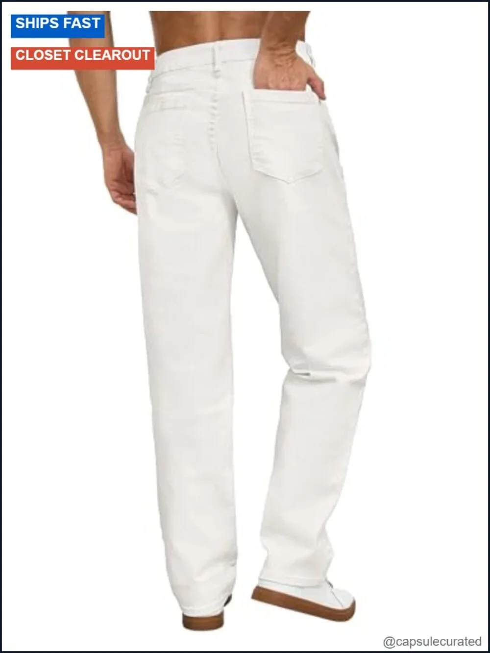 Men's Regular Fit Stretch Jeans Straight Leg 5-Pocket Classic Comfort Flex Denim
